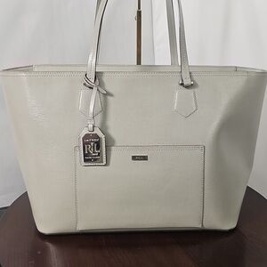 Lauren - Ralph Lauren Lowell Satchel Shoulder Handbag Purse